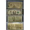 Image 1 : USA; includes large lot of Gold Plated banknote issues, 1976 $2(8), 2003 $1(8), 2004 $10(5), 2006 $5
