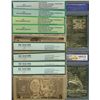 Image 1 : USA; includes lot of Gold Plated (Foil) banknotes graded in Authentification holders DC Sachs Bullio
