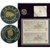 Image 1 : RCM Lot; includes 1996 $2 Piedfort set, with the uncut BRX replacement issues.  Comes in original bl