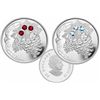 Image 1 : RCM Lot; includes 2010 $20 Holiday Pince Cones, Moonlight & Ruby issues.  Lot of 2 coins both in ori
