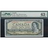 Image 1 : 1954 $20 BC-33a #B/E1750353, PMG UNC63EPQ,