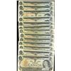Image 1 : 1973 $1 Replacement Lot;  includes BC-46aA #*AA(4), *FG(1), 8FN1), *GF(1), *IG(1), *IL(2), *MC(2), *