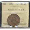 Image 1 : 1859 1¢ Nar 9 ICCS MS63RB.