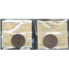 Image 1 : 1899 1¢ & 1903 ICCS MS60BN.  Lot of 2 coins.
