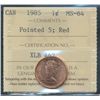 Image 1 : 1985 1¢ Ptd ICCS MS64RD.