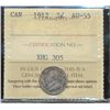 Image 1 : 1912 5¢ ICCS AU55.