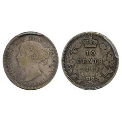 1889 10¢ PCGS F15.  Nice key date issue.