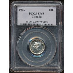 1946 10¢ PCGS SP65.