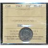 Image 1 : 1947 10¢ ICCS MS62.