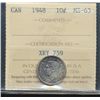 Image 1 : 1948 10¢ ICCS MS63.