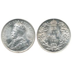 1930 25¢ ICCS MS65.  Superb fields over gem white lustre