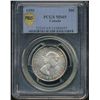 Image 1 : 1955 50¢ PCGS MS65. Rainbow colours.  Attractively toned.  PQ toning.