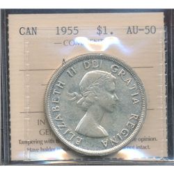 1955 $1 Arnprior ICCS AU50.