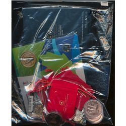 RCM Lot;  includes $20 for $20 Canoe issue,  1867 Commerative Silver medal,  RCM Copper Medallion (W