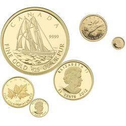 RCM Lot;  includes 1/25th oz Gold Coin 2006, 2009 & 2012.  Lot of 3 pcs.  TAX Exempt.
