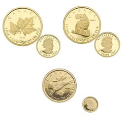 RCM Lot;  includes 1/25th oz Gold Coin, 2006, 2007 & 2009 .  Lot of 3 pcs.  TAX Exempt.