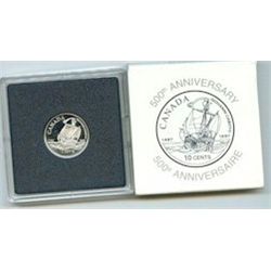 RCM Lot;  includes 1997 John Cabot 10¢ Proof issues.  Lot of 5 pcs.