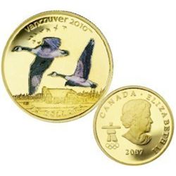 RCM Lot;  Includes 2007 $75 Olympic Gold Coin - Canada Geese. Comes with all original packaging.