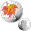 Image 1 : RCM Lot;  includes 2009 $20 Silver Coin - Autumn Showers Crystal Raindrop.(TAX Exempt)