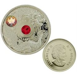 RCM Lot;  Includes 2009 $8 Sterling Silver Maple of Wisdom Hologram Coin.  Tax Exempt.