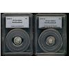 Image 1 : Nfld 1944c 5¢ MS63 & 1945c MS64.  Lot of 2 PCGS graded coins.