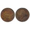 Image 1 : 1922 1¢ ICCS MS64RB.  Wine red with lustre.