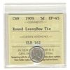 Image 1 : 1909 5¢ RL, Bow Tie ICCS EF45.