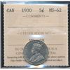 Image 1 : 1930 5¢ ICCS MS62.