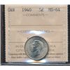 Image 1 : 1940 5¢ ICCS MS64.
