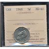 Image 1 : 1948 5¢ ICCS MS65.
