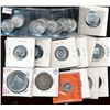Image 1 : Silver Lot includes 1967(10) 10¢  all BU, 1968(10) 25¢ all BU, Nfld 1900 50¢ VG, 1953 10¢  & $2,15 1