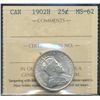 Image 1 : 1902H 25¢ ICCS MS62.  Sharp lustrous full white issue.
