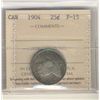Image 1 : 1904 25¢ ICCS F15.
