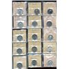 Image 1 : 1944 25¢ MS62, 1962, 1965, 2005P Alb, 2011 Bison Colour all MS64, 2011 Bison, Orca(2), Falcon(2), Fa