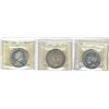 Image 1 : 1952 $1 WL, 1961 & 1965 T5 ICCS MS64.  Lot of 3 coins.