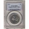 Image 1 : 1974 $1 Nickel, Dbl Yk PCGS MS63.