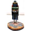 Image 1 : Hopi Angwusnasomtaqa Crow Mother Cottonwood Kachina - Sterling