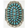 Image 1 : Navajo Turquoise Sterling Silver Cuff Bracelet - Danny Leonard