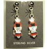 Image 3 : Zuni Multi-Stone Inlay Red Maiden Sterling Silver 4-Piece Set - Joyce Waseta