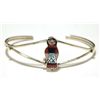 Image 4 : Zuni Multi-Stone Inlay Red Maiden Sterling Silver 4-Piece Set - Joyce Waseta