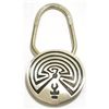 Image 1 : Navajo Sterling Silver Man on Maze Keyring - Stanley Gene