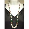 Image 1 : Navajo Howlite & Multi-Stone 28" Necklace - Tommy Singer