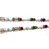 Image 3 : Navajo Howlite & Multi-Stone 28" Necklace - Tommy Singer