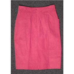 Edwards Ladies Red Suede Skirt Size 10