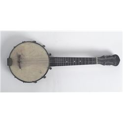 Vintage Small Banjo Mini Musical Instrument