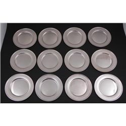 Set of 12 Alvin Sterling Silver 6 Inch Plates E49