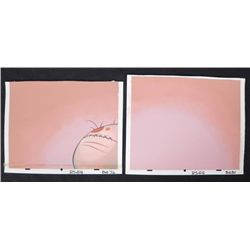 2 Ren & Stimpy Orig Production Backgrounds Stitches