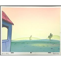 Ren & Stimpy Original Production Background Dessert