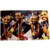Image 2 : DREAM TEAM USA BASKETBALL SIGNED PHOTO. SIGNED BY LEBRON JAMES, KOBE BRYANT,DWYANE WADE
