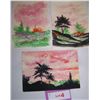 Image 1 : LOT OF (3) ORIGINAL WATER COLORS BY 'THE DUTCH MASTER' WILLIAM VERDULT. UNFRAMED